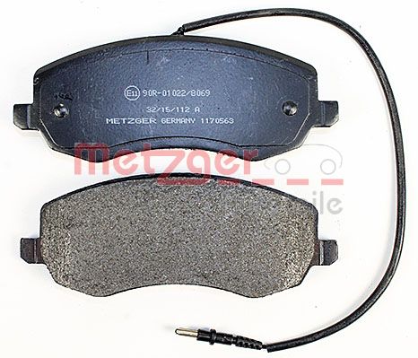 METZGER 1170563 Bremsbelagsatz, Scheibenbremse